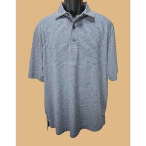 Footjoy FJ Mens Golf Polo Large Seawash Striped Lisle